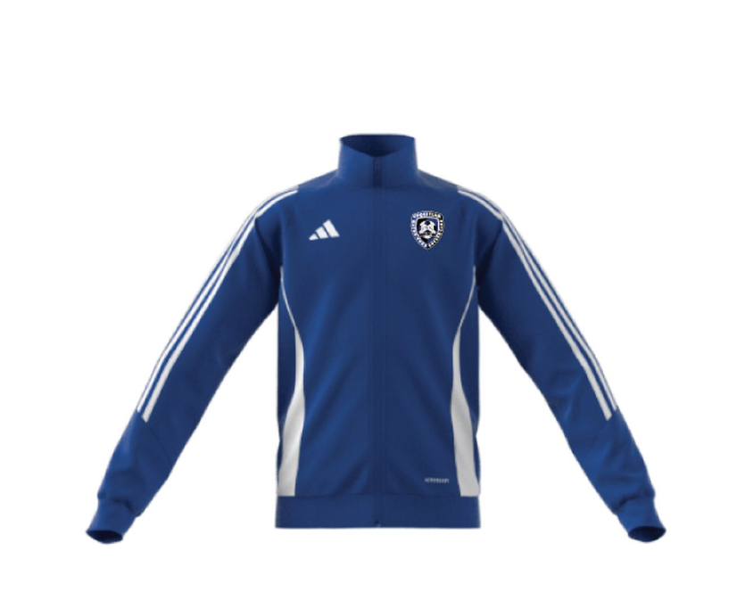 Metro Ford Blue Soccer Training Jacket with initials LF